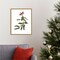 Peace and Joy Holly by Sara Zieve Miller 16-in. W x 20-in. H. Canvas Wall Art Print Framed in Gold